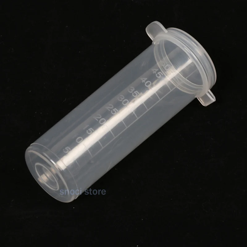 Zentrifugierrohr 50 ml mit Schnappverschluss, flachem Boden, EP-Röhrchen, Probenbehälter, Probenröhrchen, Laborbedarf – Detail 5