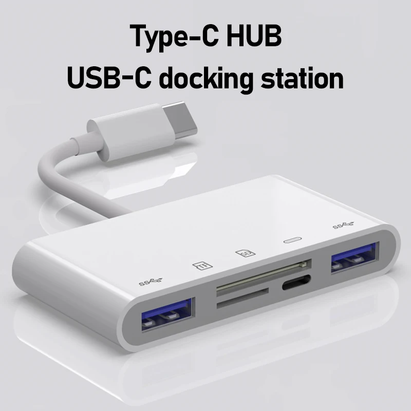 OTG アダプタ HDMI 3 5 ミリメートルジャック SD TF ライトニング USB-C ハブドッキングステーション iPhone モバイル iPad タブレット MacBook ラップトップアクセサリー用