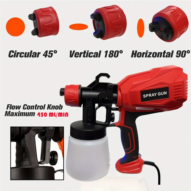 High-Power Electric Spray Gun - Effortless Painting and Disinfecting for Furniture and Cars with Formaldehyde