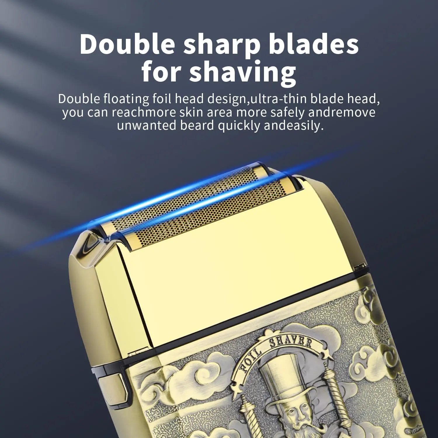2026 New Upgrade Professional Foil Shaver For Men, Cordless Bald Head Precision Trimmer, Electric Razor, Double Foil T