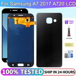 TFT For Samsung Galaxy A7 2017 A720 Display Touch Screen Digitizer Assembly Replacement For Samsung A720F A720M SM-A720F