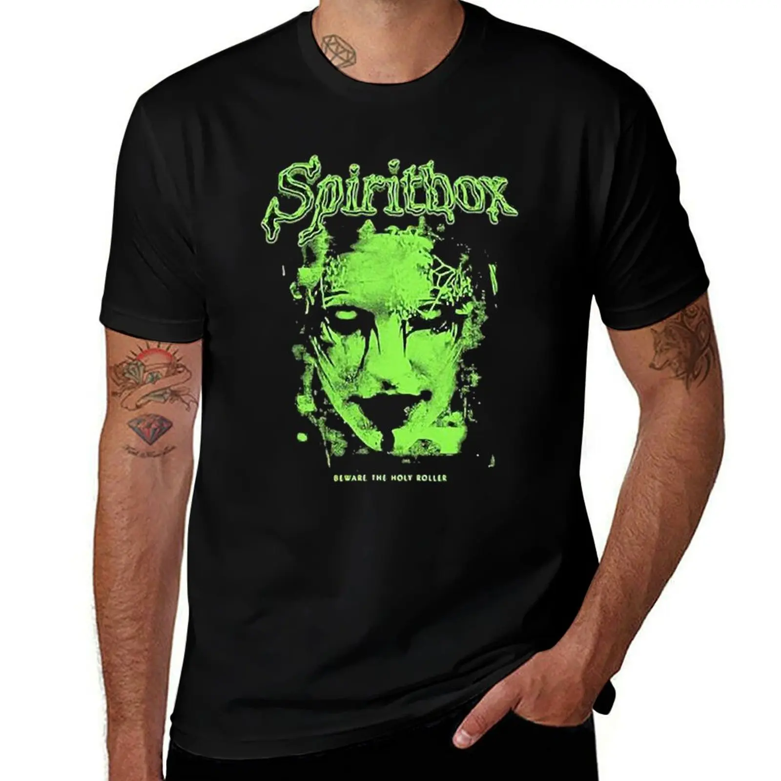 new bess spiritbox T-Shirt Basic Breathable Solid Color T-Shirt