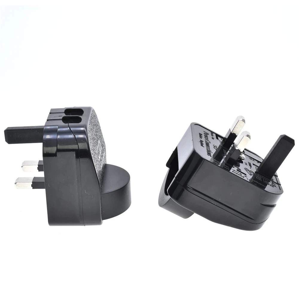 EU To UK Type-A To Type-G Power Adapter converter 2 Pins To 3 Pins Embedded British Socket Hong Kong Singapore Malaysia 13A FUSE