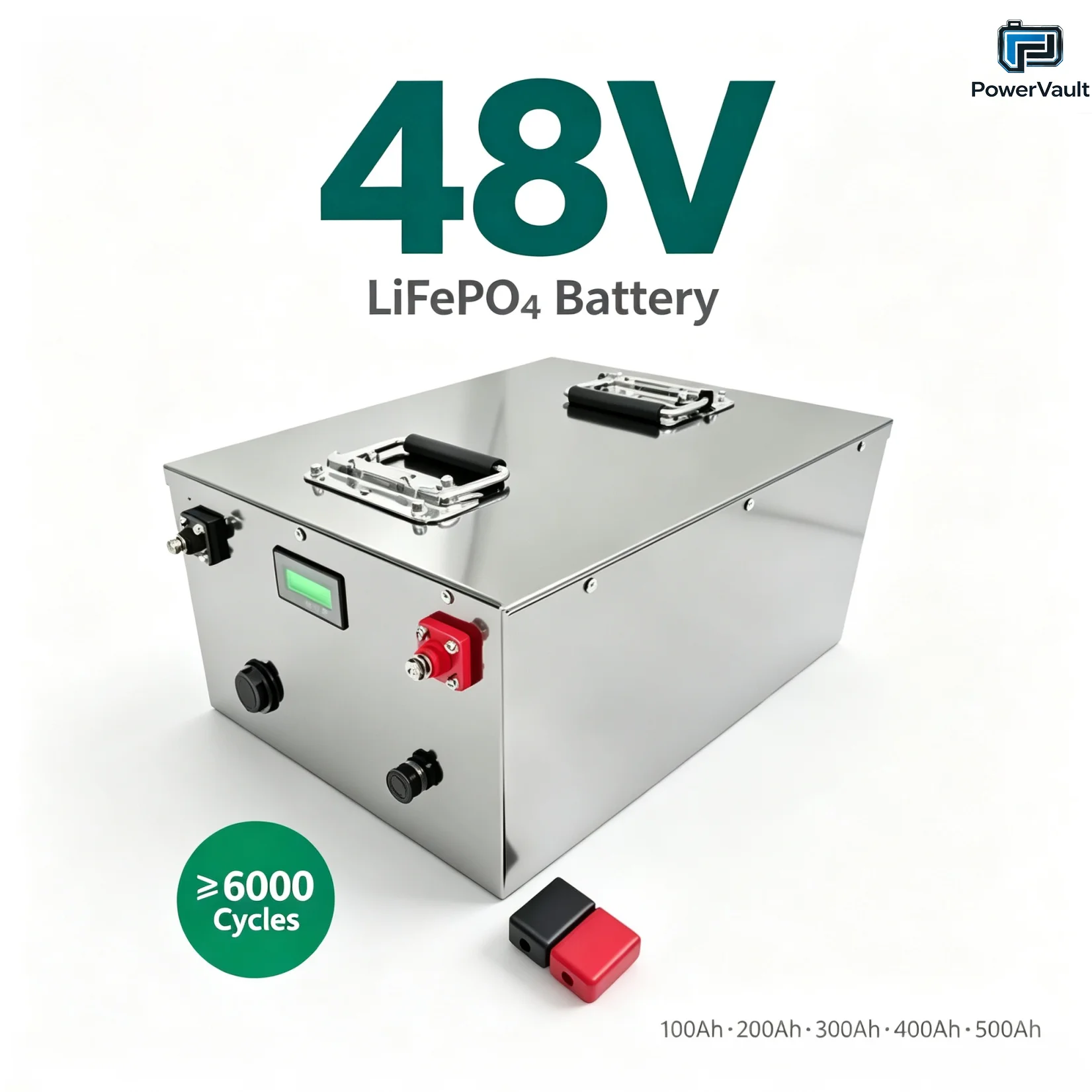 48V 50-250Ah LiFePO4 Battery for Solar, RV, Off-Grid, Marine, Deep Cycle, Built-in BMS, 6000+ Cycle Life, High Quality