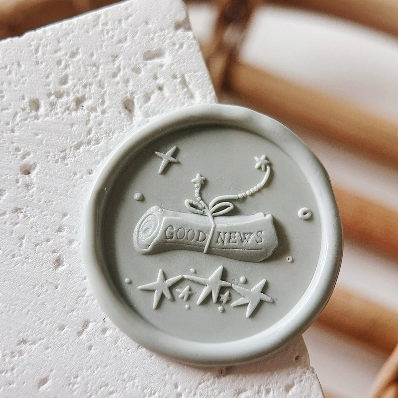 

Original Cherry Wax Seal Stamp Brass Head Personalized 3D Embossed Carving Apple Sealing Wax Stamp For Scrapbooking Letter