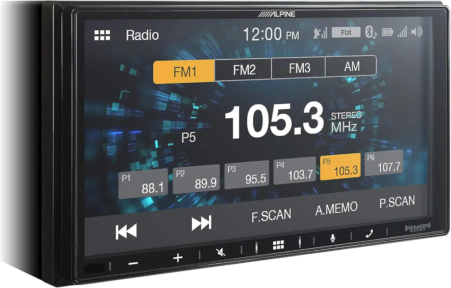 

7" Car Stereo, AM/FM Radio & Bluetooth, PowerStack Compatible Head Unit, 6-Ch. Preamp Outputs