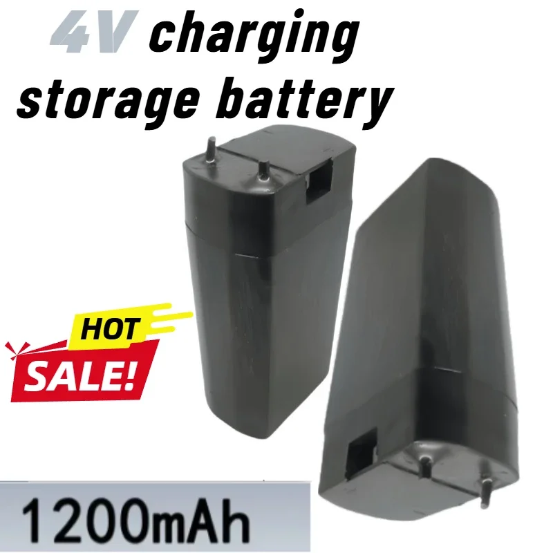 NWE 1200mAh Lead Acid Battery 4V Rechargeable Storage Batteries LED Lamp Headlights Flashlights Electric Mosquito Swatter