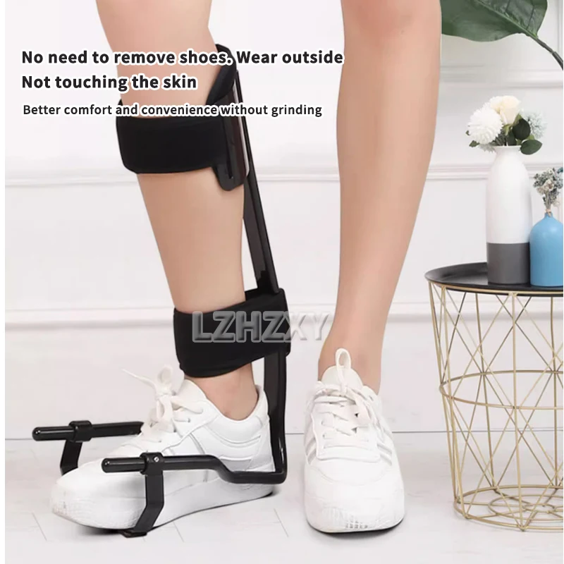 Portable Stroke Hemiplegia Rehabilitation Equipment Ankle Support Foot Sagging Orthosis Foot Supports To Correct Varus Tools New