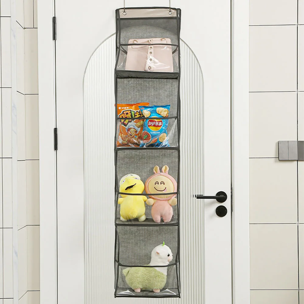 Multi-functional Fabric Hanging Bag for Behind the Door Multi-layer Storage Hanging Bag Miscellaneous Organizer Storage Hanging