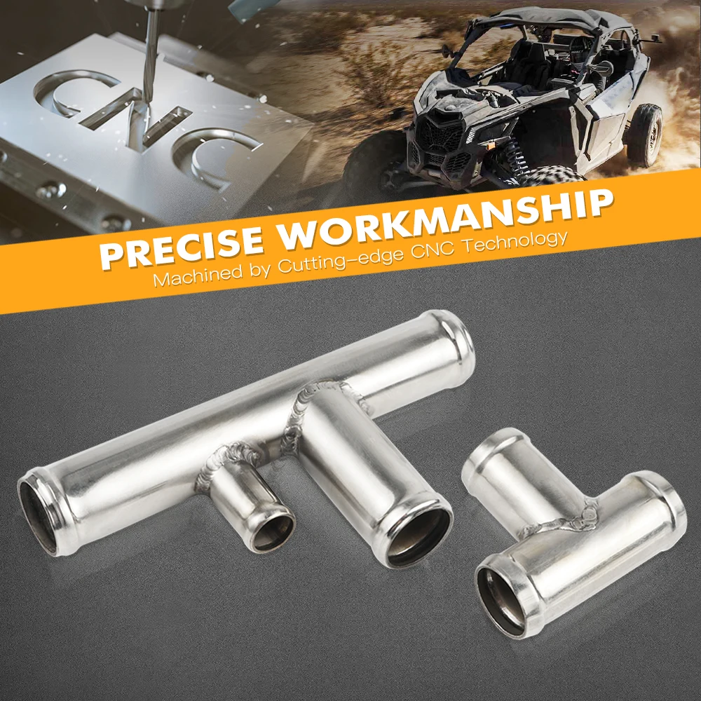

NICECNC For Canam Maverick X3 UTV Thermostat Delete Kit Stainless Steel CNC Machined For Can-Am Maverick X3 Max R 4x4 Turbo DPS