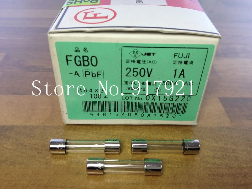 [ZOB] FUJI JET FGBO 1A fuse tube imported Fuji 250V 6X30 PSE genuine original  --200PCS/LOT