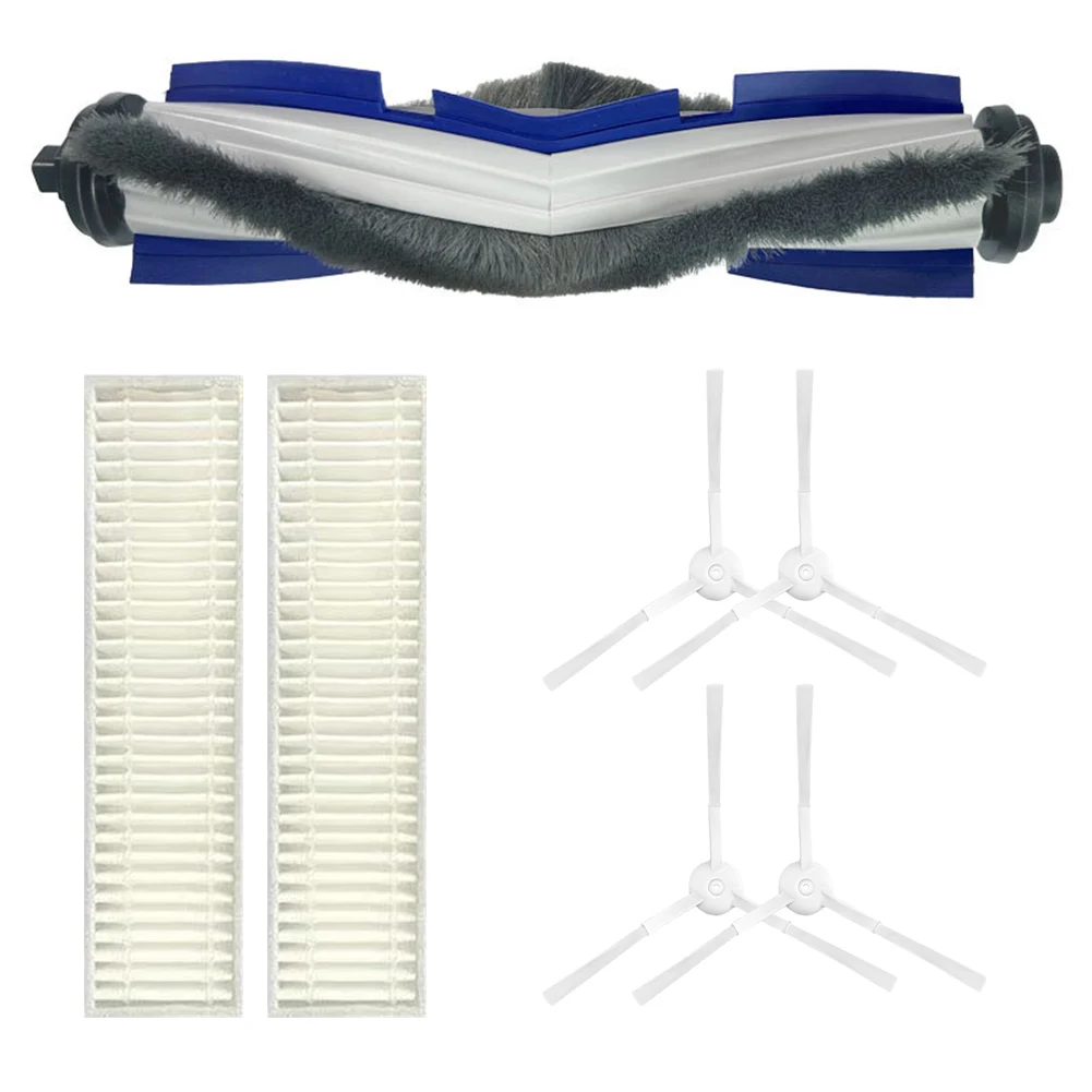 1 Set Roller Brush Side Brush Filter Kit For Rowenta ZR740003 Tefal Explorer 60 Series Sweeping Robot Vacuum Cleaner