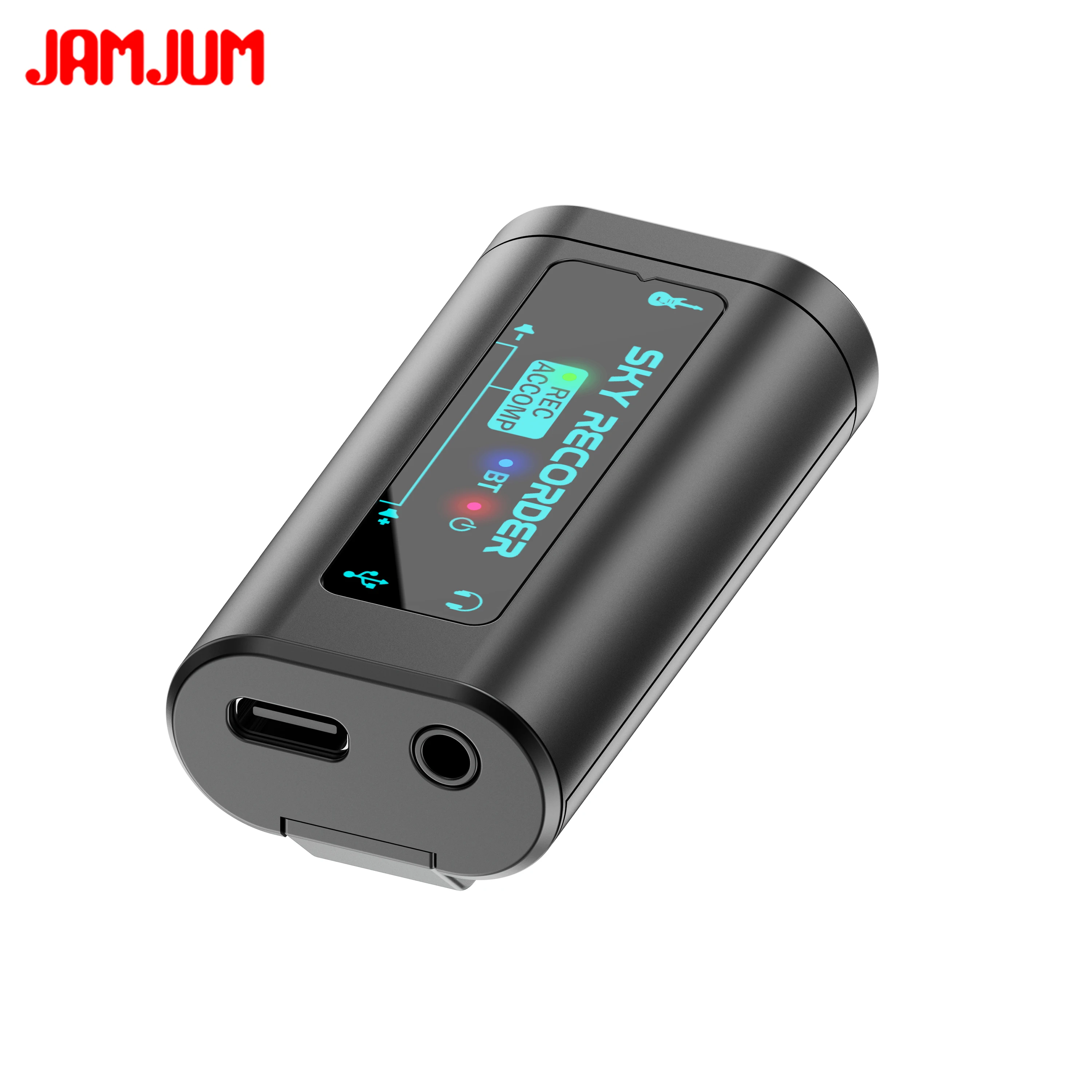 

Portable Audio Interface - BT Accompaniment & Type-C Powered, Mini Recording Sound Card for Streaming on Phone/Tablet
