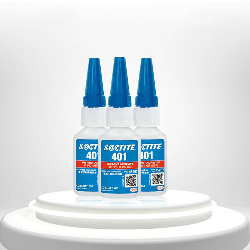 401 Super Pegamento Adhesivo universal de secado rápido diseñado específicamente para unir madera, plástico, caucho y reparar zapatos