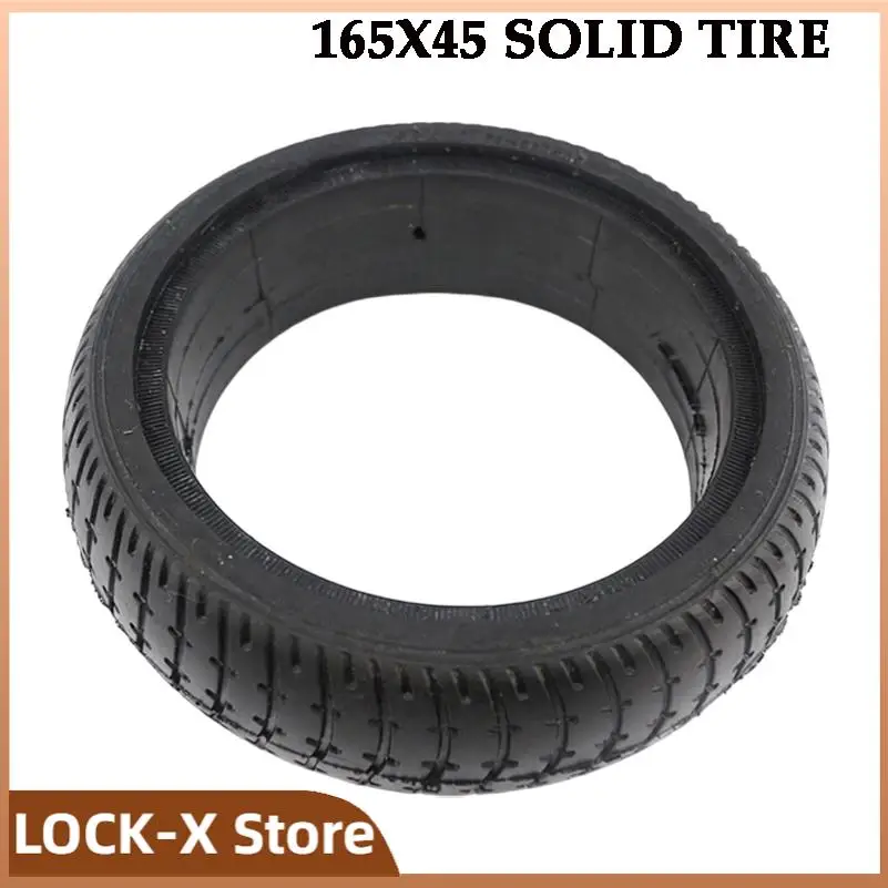 High quality size165x45 Solid Tire 6.5 inch for 6.5