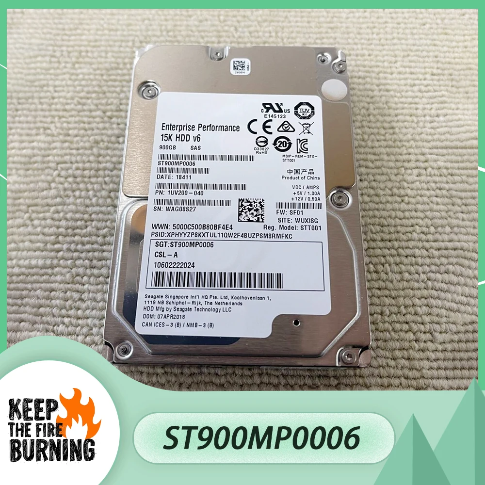 For Seagate HDD Original ST900MP0006 SAS 2.5‘’ 900G 15K Server Hard Drive