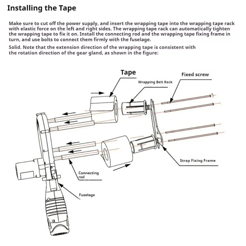 WK-600 Air Conditioning Tape Winding Machine Tool for Insulating Pipe Wrap, Winding AC Pipe Efficiently