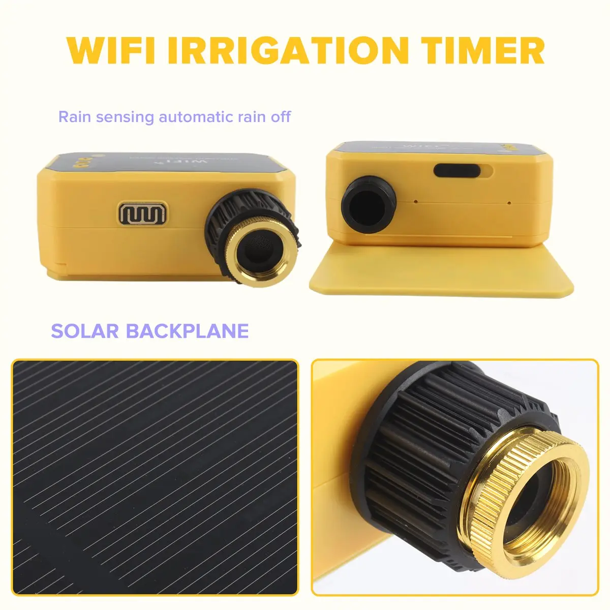 [SAF] WIFI Solar Irrigation Timer Smart Life APP Automatic Irrigation System for Garden Outdoor Tap Valve Controller ZigBee