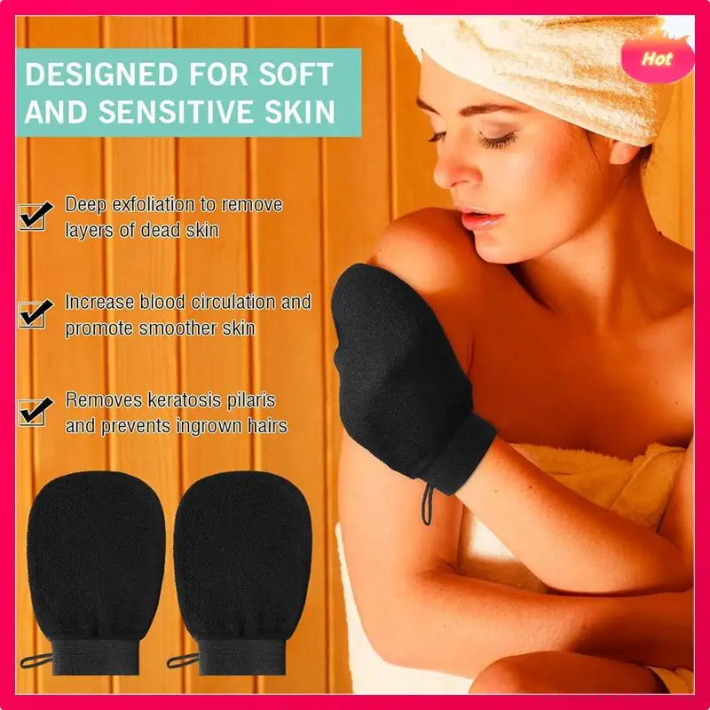 

ABYP 40 шт. отшелушивающая перчатка, объемная отшелушивающая варежка, скруббер для тела, 150D вискозное волокно, корейская скраб для глубокой кожи, варежка для ванны