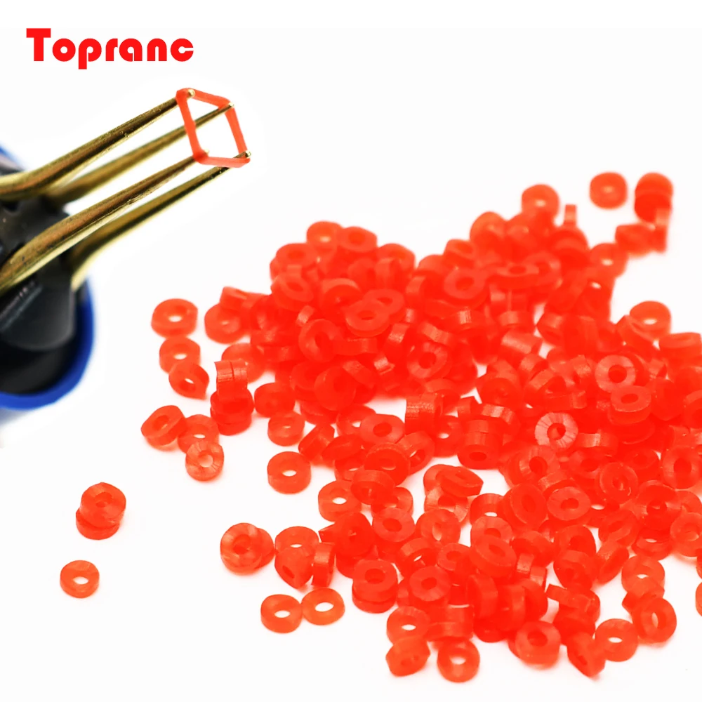 Topranc 20g Ultra-thin High Elastic Loops for Bloodworm Clip, Fast Bait Loading, Fishing Accessories