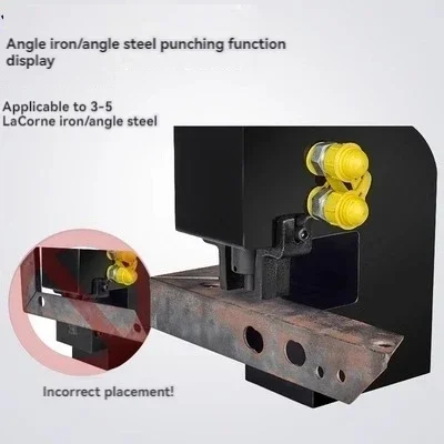 New Hydraulic Punching Machine Angle Iron Steel Channel Side Aluminum/copper Row I-beam
