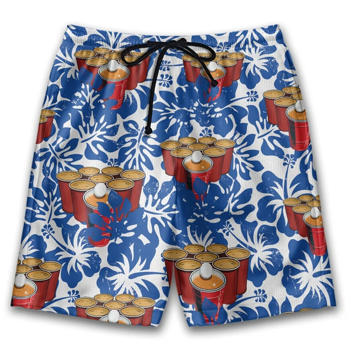 

Men's 3D Printed Beach Shorts - Summer Casual Designer Style Surf Board Shorts Quick-Dry Swimwear for Sports & Travel