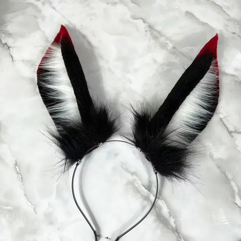 

Cat Rabbit Bunny Hand Made Animal Ear Dog Ear Wolf KC Hair Accessories Hair Hoop Halloween Cosplay Prop Handmade Custom