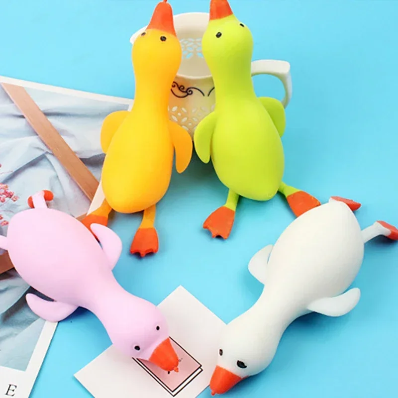 Antistress Duck Squeeze Toys Soft Goose Cute Kawaii Animals Vent Toys For Kids Adults Decompression Stretch Toys For Children