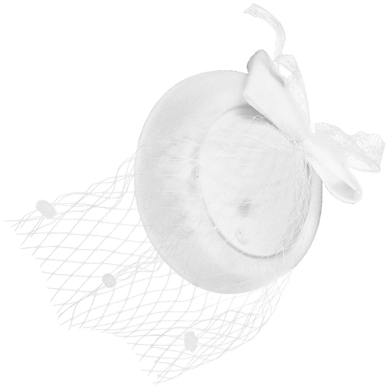 

Hats Tea Party Fascinators for Women Girls Headwear Headdress Woolen Banquet Hair Accessories Bride Headband