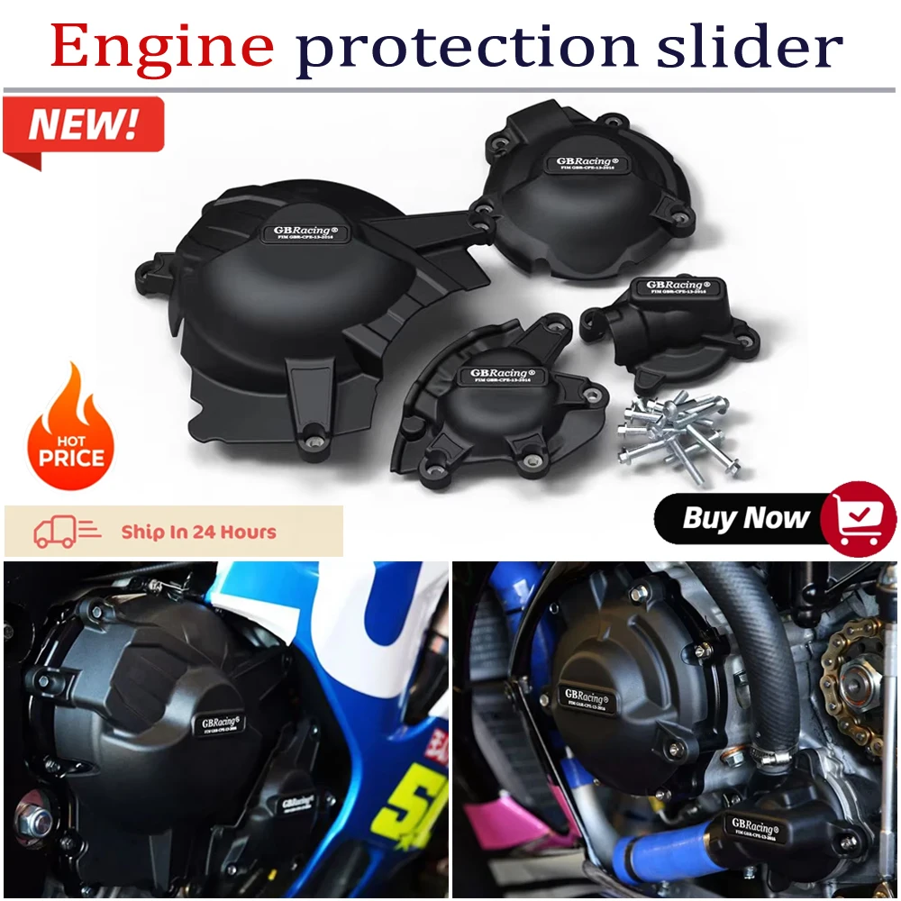 

GBRacing Engine Protective Cover Guard Protector Fall Protection Cover for Suzuki GSXR1000 (R) L7-L9 GSX-R1000 2017-2021 K17