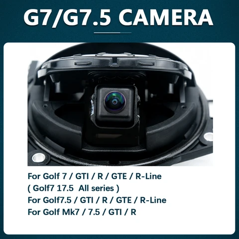 Золотой объектив Fisheye 170 °   Камера заднего вида AHD 1080P с функцией поворота для VW Passat CC, Golf 6/7/8, Magotan B6/B7/B8, Polo, Beetle, EOS, T-roc