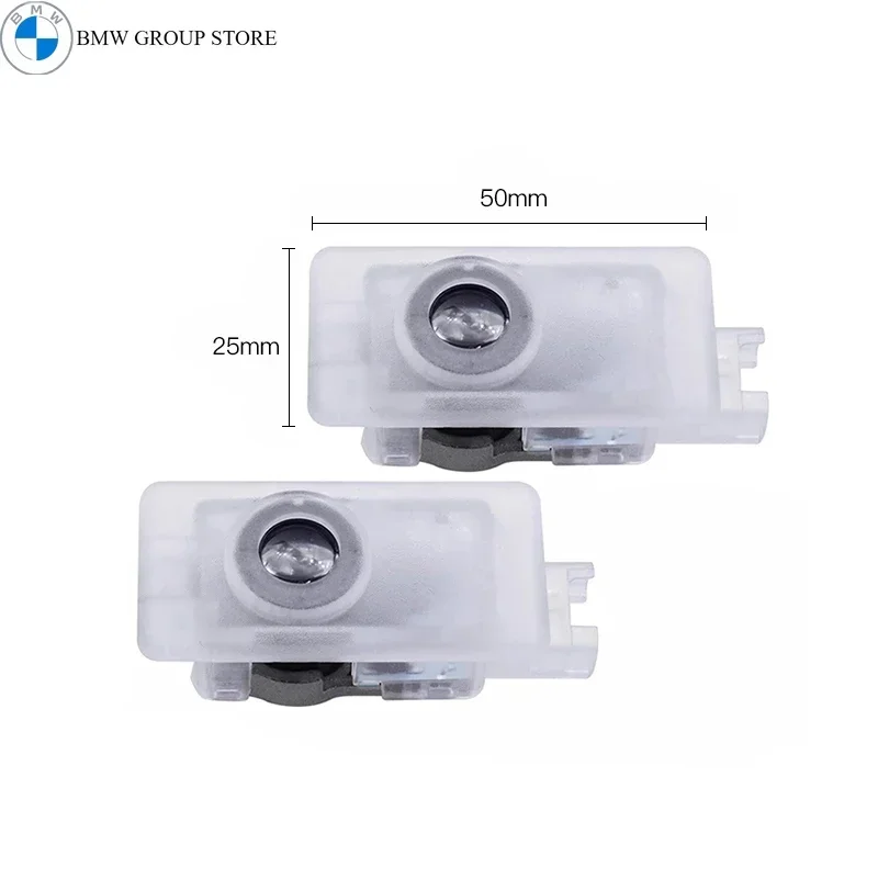 BMW GROUP 2Pcs Car LED HD Welcome Door Lights For BMW 1 Series F40  /  3 Series G20 G21 /  8 Series G29 Z4 /  M4 M G02 M8 X7 G07