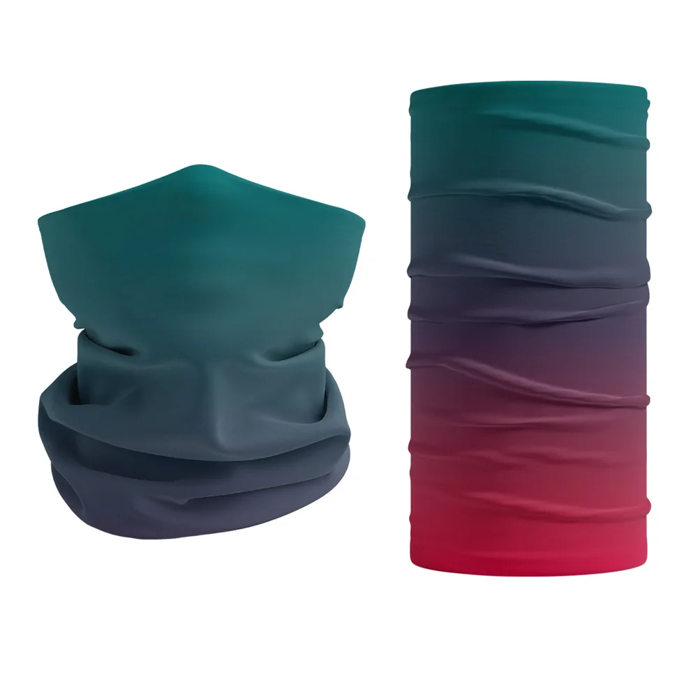 1~4PCS Riding Mask Natural Skin Friendly Digital Printing Ice Silk Cycling Mask Sunscreen Scarf . High Elasticity Fiber