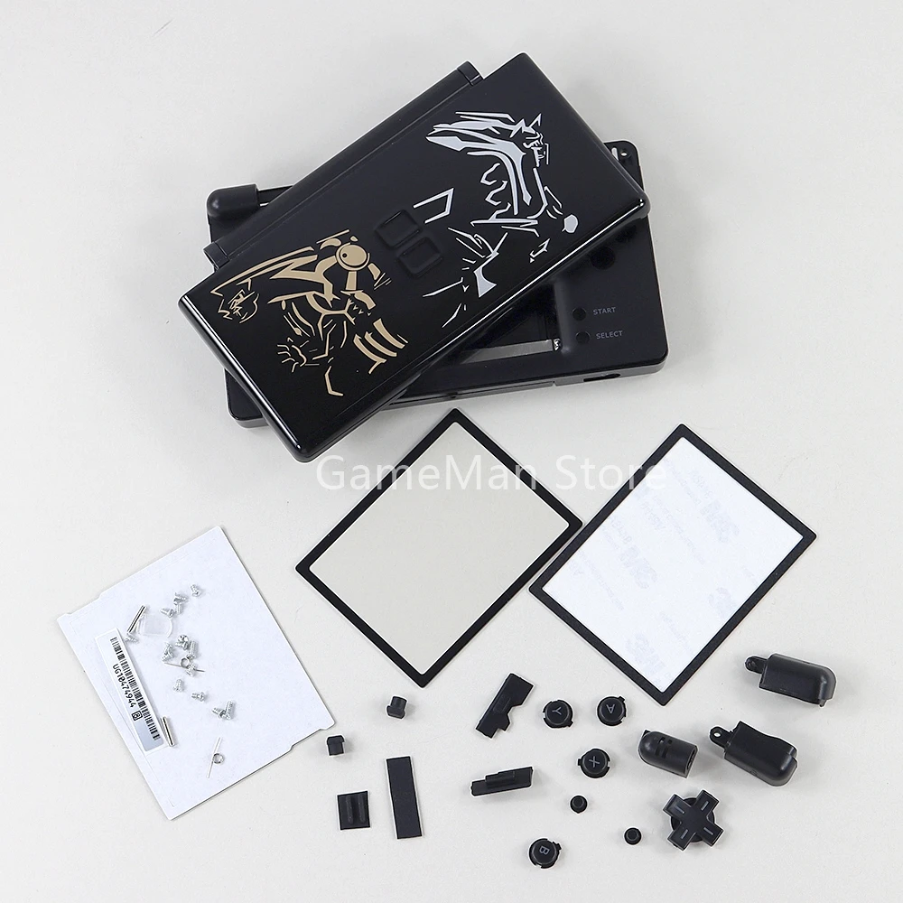 Conjunto completo de capa de substituição para nintendo ds lite, conjunto com botão, para edição limitada