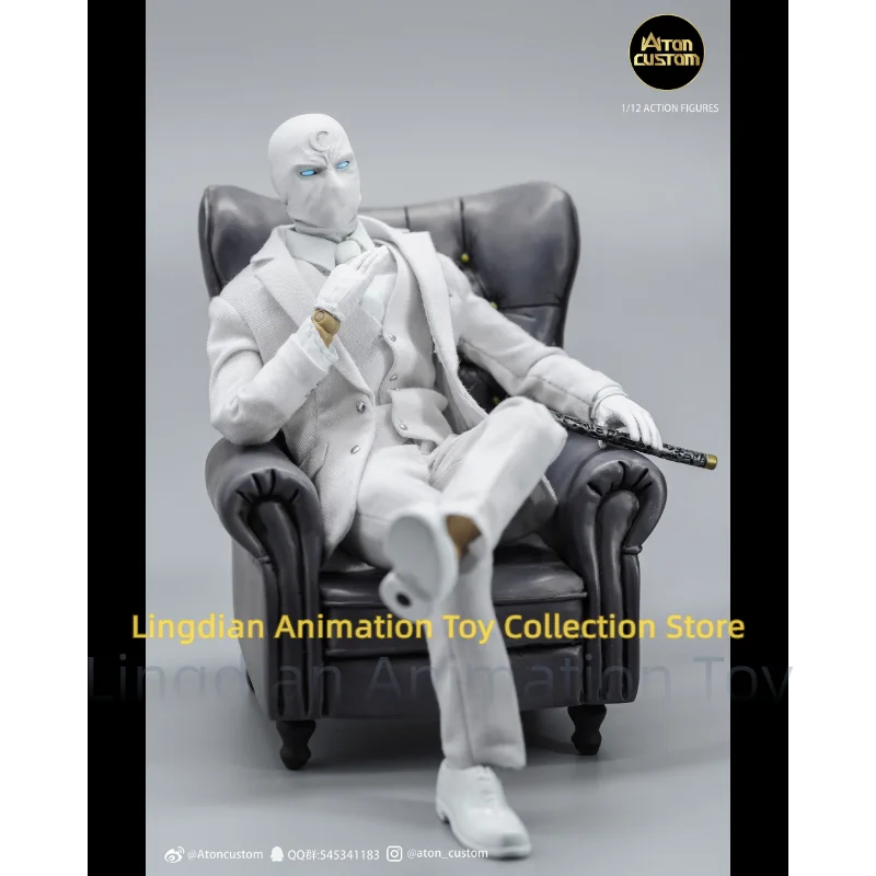 【متوفر】100% أصلية من Aton Custom Moonlight Knight Mr. Night 1/12 مجموعة نماذج الهاتف المحمول هدية ·