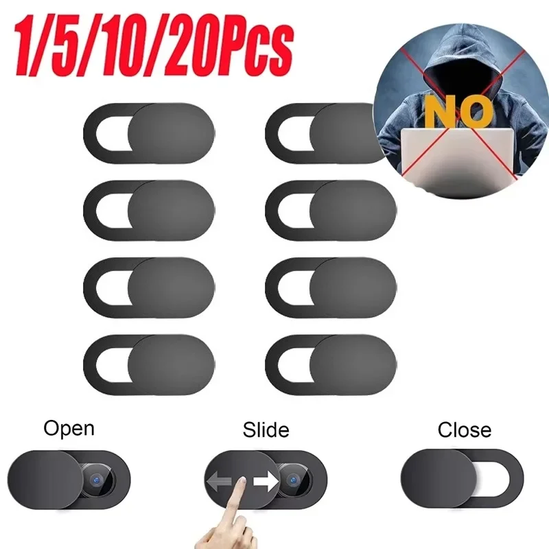 

1/5/10pcs Universal Webcam Protective Cover Antispy Slider Camera Protector For iPad Laptops Macbook Phone Lens Privacy Stickers