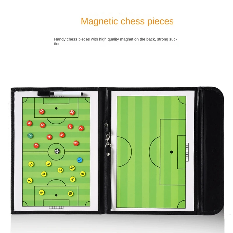 Foldable Magnetic Tactic Board Board Football Game Football Training Tactics Clipboard Soccer Coaching Coach Clipboard