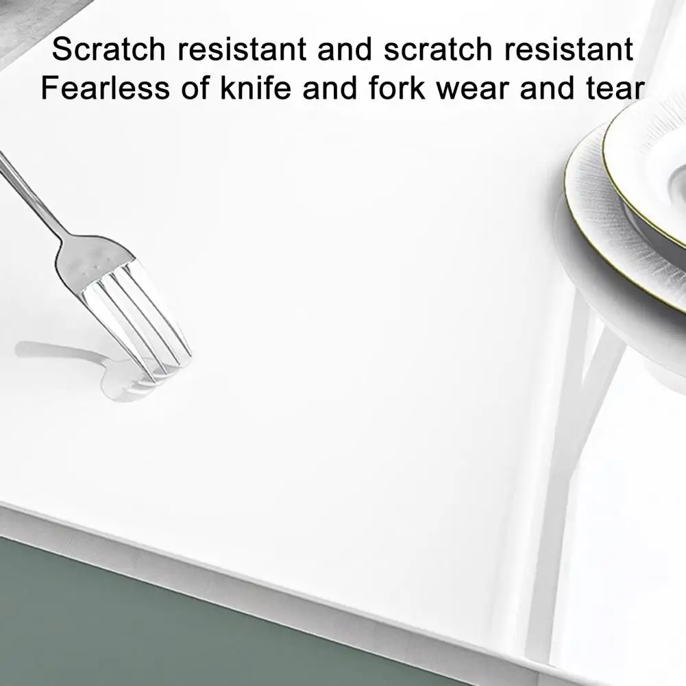 

Non-slip Table Protector Desk Mat Non-slip Pvc Protector Heat Resistant Waterproof Table Cover Oil Resistant Writing for Home
