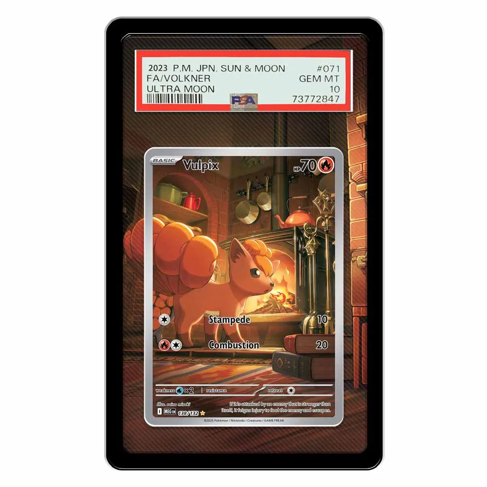 Art Display Case for Dawn Meowth Vulpix