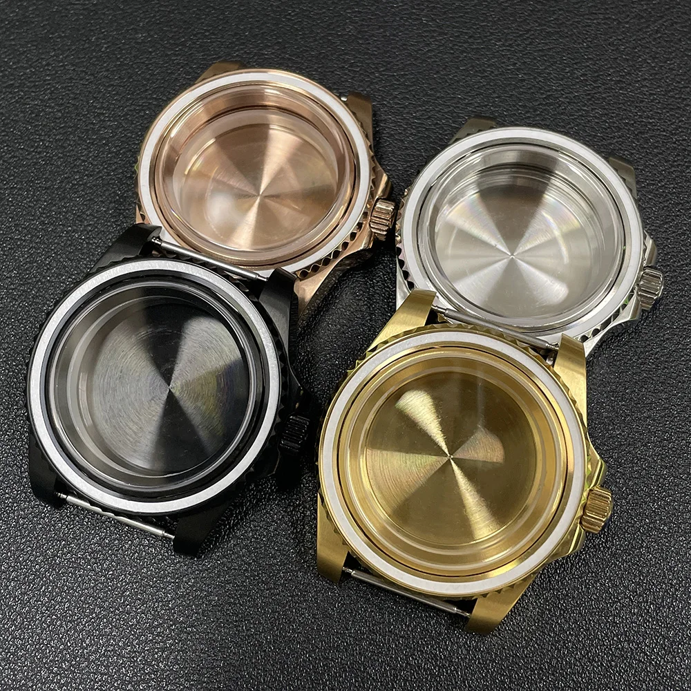 

40mm caseNH35 NH36 Case Oyster Bracelet Sapphire Glass 904L Stainless Steel Watch Modified Bezel Fits NH35/NH36/ETA2824 Movement