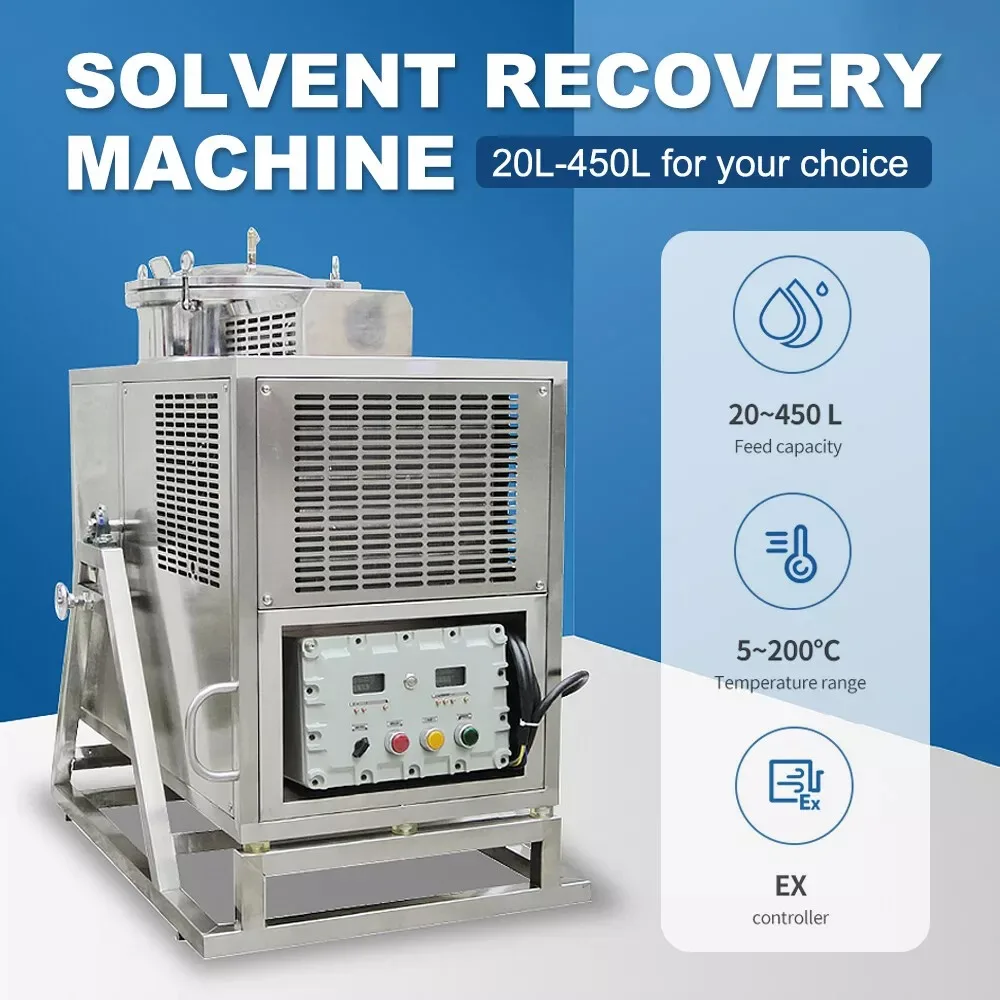 Industrial Intelligent Safe Recovery System with Vacuum Pump 95% Recovery Rate