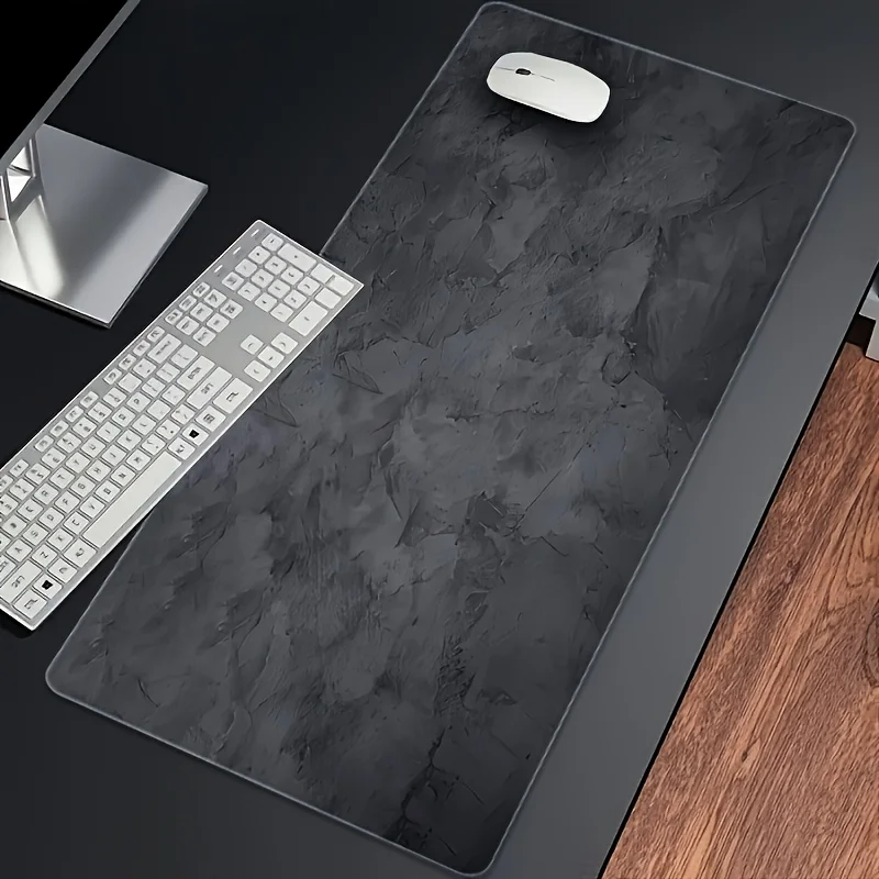

New Large Gray Marble Texture Mouse Pad, Rubber Desk Mat for Office ，Gaming, desk mat, ,playmat, Non-Slip, Durable Keyboard Mat