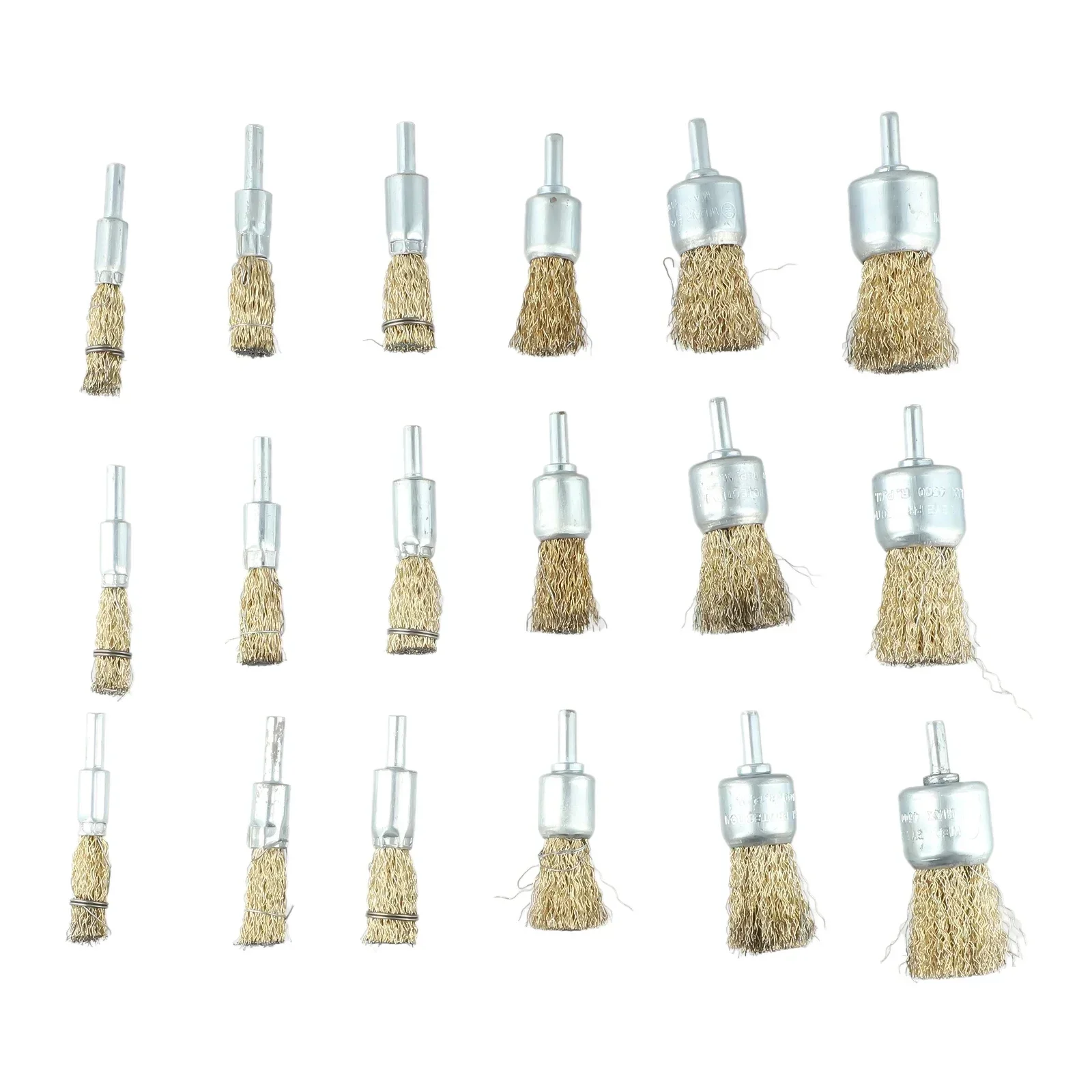 Escovas de Broca Chapeamento de Cobre Roda de Fio de 1030 mm Haste Ferramenta Rotativa Moedor Elétrico Ferramenta de Polimento Aço Inoxidável 18 Peças
