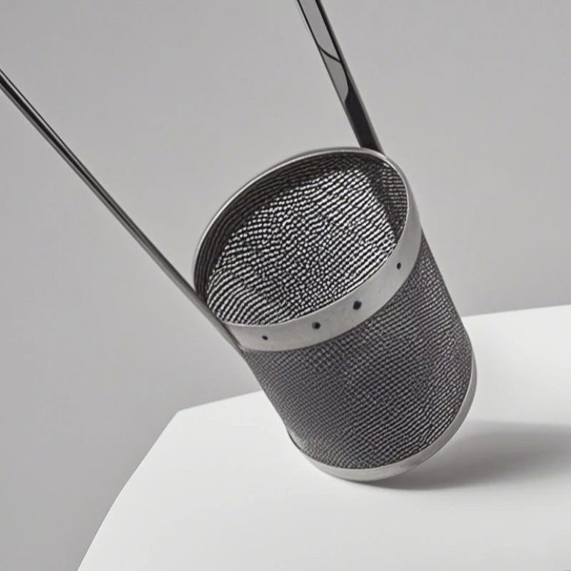 Pure Titanium Titanium Basket for Electroplating and Electrolysis, Corrosion-Resistant Pure Titanium Anode Mesh Basket