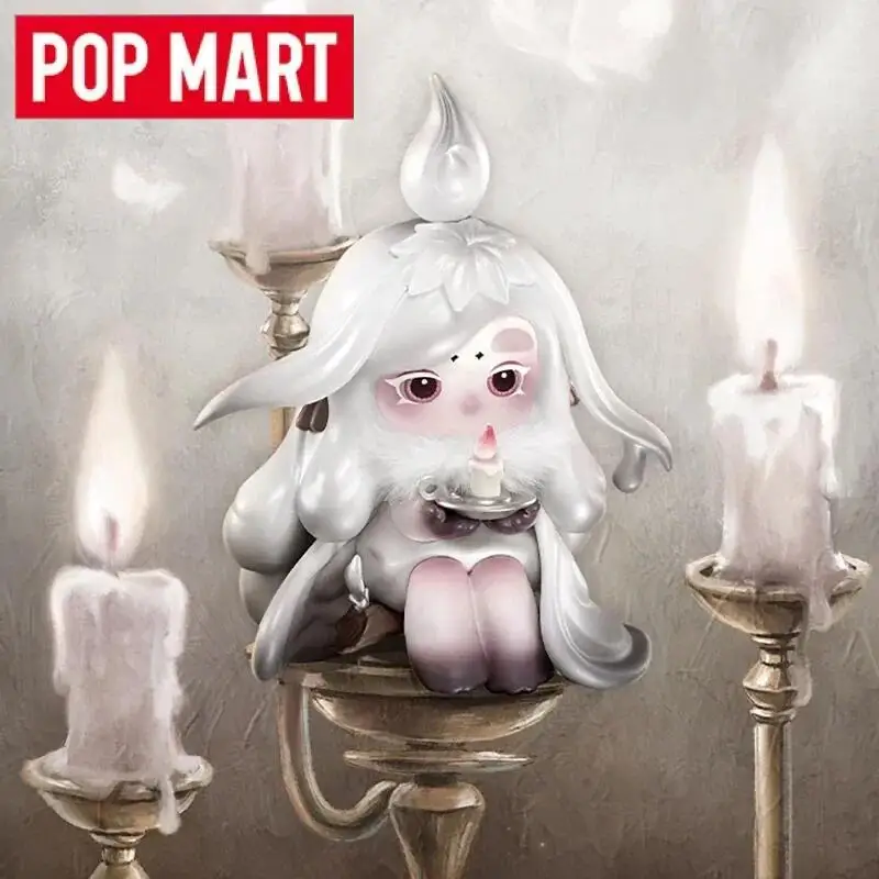 

POP MART Chaka Candle Whisper Series Blind Box Mystery Box Guess Bag Toys Doll Cute Anime Figure Desktop Ornaments Collection