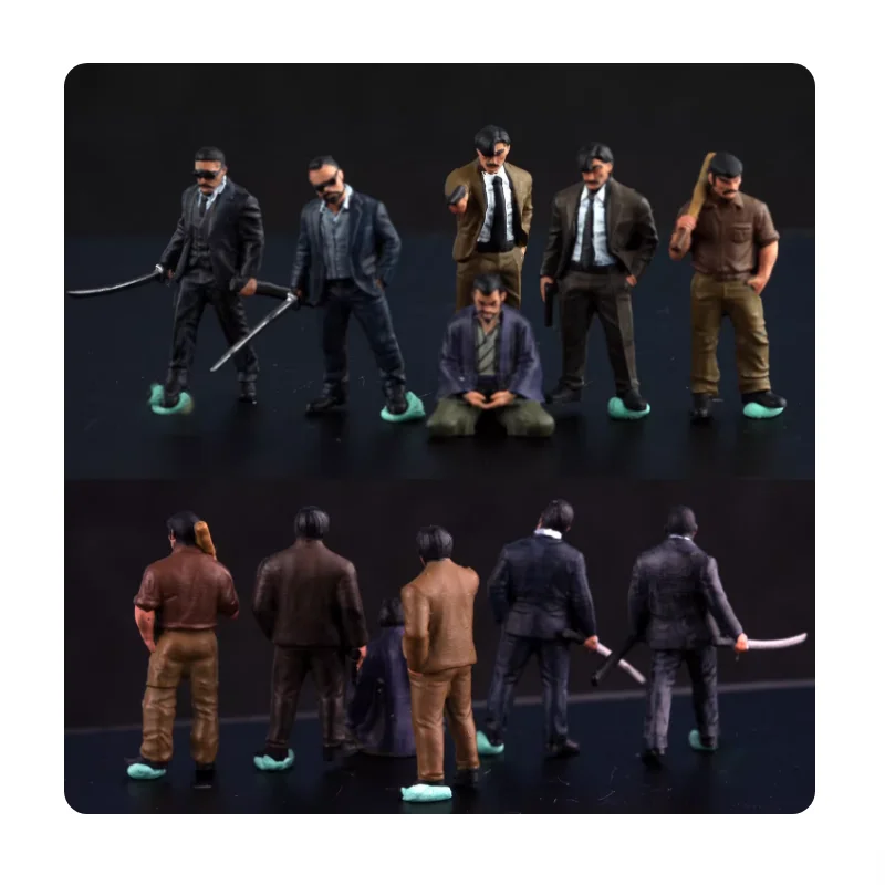 

Масштабная модель 1:72 из смолы: 6 солдат японской группы Ямагучи, подходят для сцен с танками и вертолетами, коллекционные декоративные фигурки для демонстрации