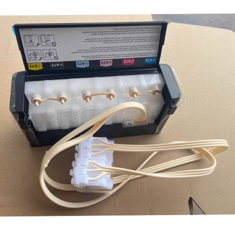 

Новая оригинальная система подачи чернильного резервуара СНПЧ и 5/6 чернильных демпферов для EPSON L1800 в сборе, резервуар для блока чернил