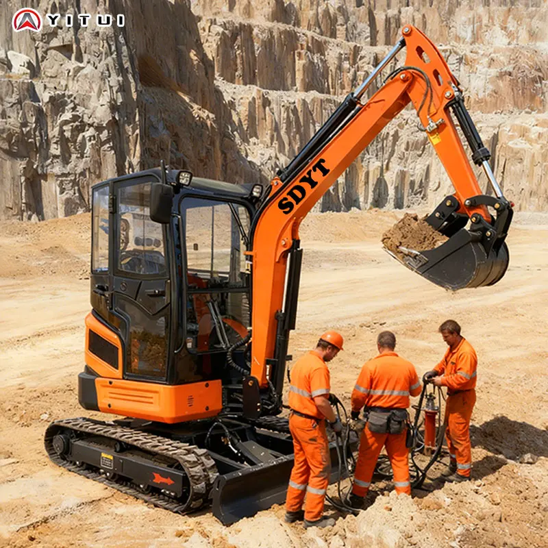 سلسلة ألوان الدوبامين حفارة صغيرة 2 طن مخصصة المضادة للانزلاق المسارات من الذراع الكبيرة المضادة للانزلاق الهيكل المقوى