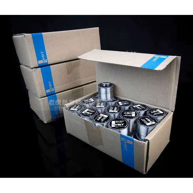 10m Realistic German WBT-0820 Silver Solder Wire With Silver Content Of 4% Wire Diameter Of 0.8mm For Audiophile Audio Solder