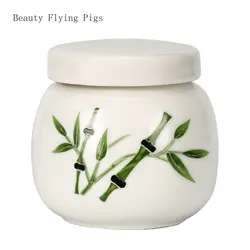 6.2x6.3cm Ceramic sealed tank ointment and cream tank lotion bottle pill tea storage tank sugar coffee tea containers